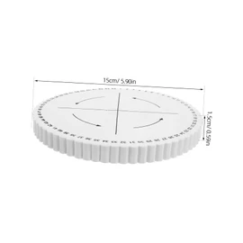 IWOWHERO Kumihimo Braiding Board Slot Thick Braided Disk for Bracelet Weaving High Capacity for More Than Threads Creative Versatility for Unique Designs Durable and Craft Tool