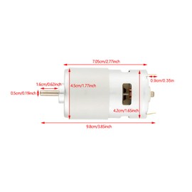 12V-24V 7000RPM Electric Small Micro Motor High Speed Miniature DC Brushed Motor for Electric Power Tool