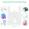 Commode Liners Disposable Portable Potty Liners, Leak-Proof Bags for Chair