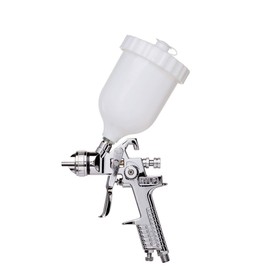 Rockwood 10 Piece Hvlp Air Spray Gun Set Kit Gravity Feed Automotive Paint 3 Gun with 1.4 Mm & 1.7 Mm & 0.8 Mm Needle Nozzle Set 2 1000 Ml Nylon Paint Cups & Filter & Regulator Gauge