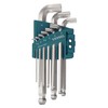 Vessel 8209BP-S Hex Bar Ball Point L-Type Wrench Set of