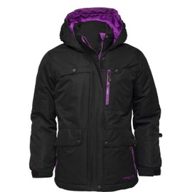 Arctix Kids Jackalope Insulated Winter Jacket, Black, 3T