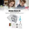 Heat Shrink Plastic Sheet Kit Multipurpose DIY Shrink Art Kit
