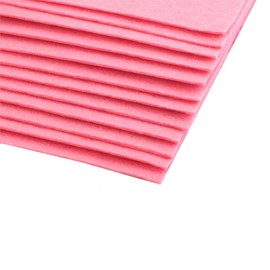 cyclingcolors 2 x Coloured Felt Felt Fabric Hobby Crafts Sewing Scrapbooking Craft Decoration Decoupage A4 20 x 30 cm Thickness 1.5-2 mm Polyester 300 g/m² - Medium Pink