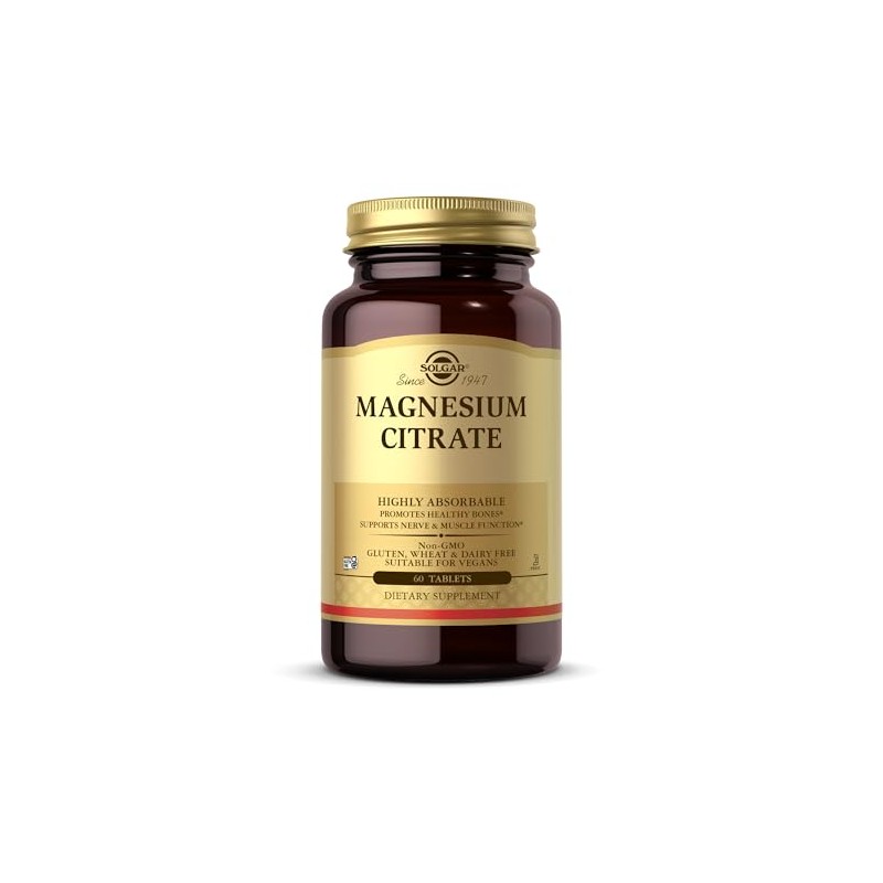 Solgar Magnesium Citrate - 60 Tablets