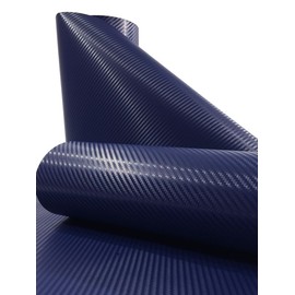 System Skins 1996-98 & 01 Ford Mustang Cobra Rear Bumper Vinyl Inserts Decals Letters ** 3D Carbon Fiber Series - Air Release ** 17 Colors to Choose from (Color :: 3D Carbon Navy Blue)