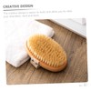 Ipetboom Supple Bristle Brush for Dry Brushing Body Scrubber Shower