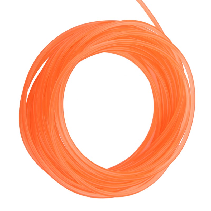 Orange Smooth PU Polyurethane Round Belt for Drive Transmission(5mm*10m)