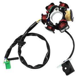 laffoonparts 6 Coils 5 Wires Ignition Stator Magneto, Replacement for GY6 50cc 70cc 90cc 110cc 125cc 150cc Scooter Moped Go-Kart Pocket Bikes, Replacement for TaoTao Replacement for Buyang