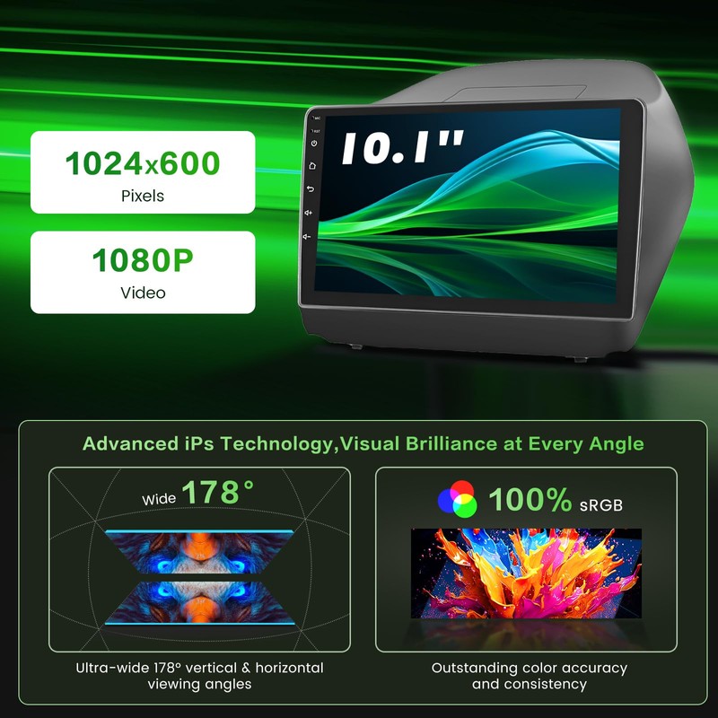 2+64GB Android 15 Car Radio for Hyundai Tucson 2010-2015 Wireless