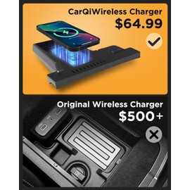 CarQiWireless Wireless Charger for Chrysler 300 2011 2012 2013 2014 2015 2016 2017 2018 2019 2020 2021 2022 2023 Accessories,Center Console Wireless Charging Pad for Chrysler 300 Accessories