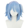 Cosplay Wig, Toda Pekora Blue White Gradient Heat Resistant Wig