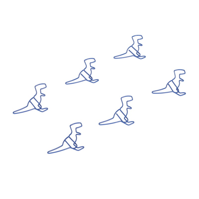 50pcs Paper Clips Strong Clamping Power Electroplating Process Colorfast Paperclips