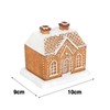 Gingerbread House Incense Burner, Home Chimneys Decoration,Christmas Cabin Incense Burner,