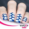 Whats Up Nails - Clouds Vinyl Stencils for Nail Art