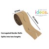 Bright Ideas BI7875 Corrugated Cardboard Roll for School Stands, Natural,