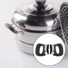 Kichvoe 2Pcs Pot Side Handles Replacement: Universal Pan HandlesHeat-Resistant Double-Hole