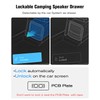 Lockable Camping Speaker Drawer for 2022-2026 Rivian R1T R1S Lower
