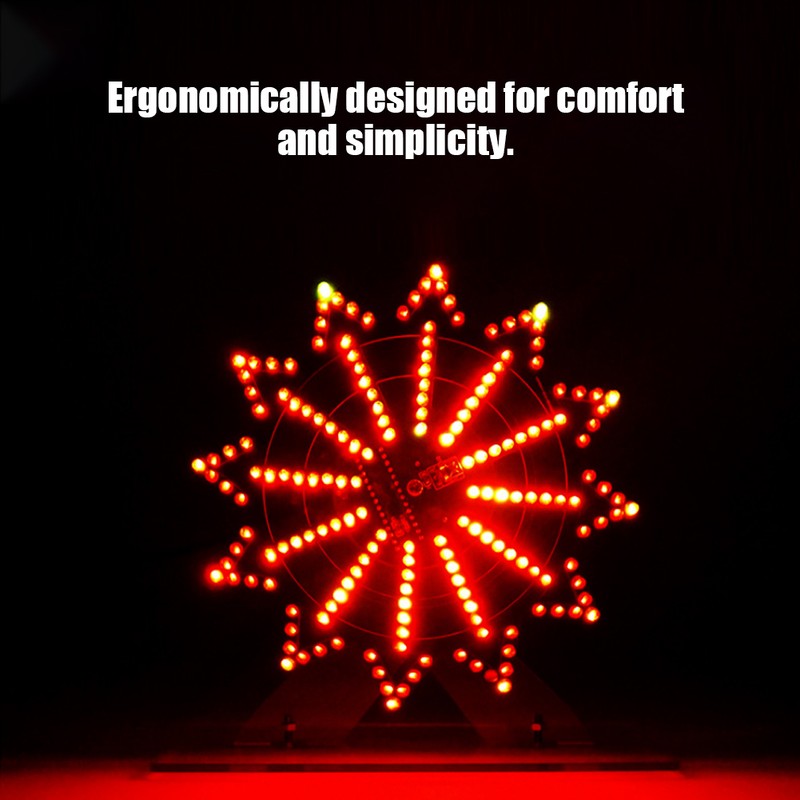 Colorful LED Flash Plug In DIY Kit for Electric Rotating