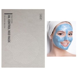 VGO Oil Control Mud Mask 8 Pods Men & Women Facial Mask Skincare Deep Pore Cleansing Blackhead