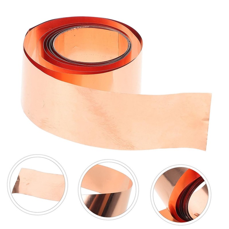 NOLITOY Thick Pure Copper Strip for DIY Projects Wide Long