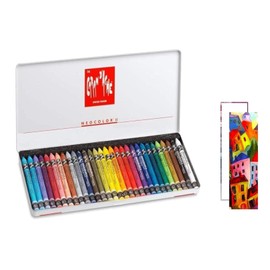 Caran d'Ache Neocolor II Wax Pastels Watercolour Pencils (Pack of 30) + 2 Cards