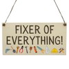 Second Ave Funny Fixer of Everything Office Desk Wooden Hanging