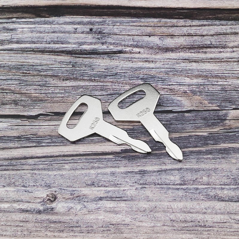 VGOL 5PCS K250 Ignition Keys Compatible with Case Mini Excavator