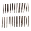 30Pcs Diamond Grinding Burr Drill Bits Dia 3mm Shank For