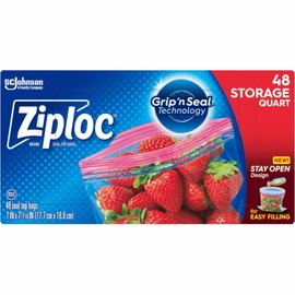 DRACB003103CT - Ziploc Double Zipper Storage Bags