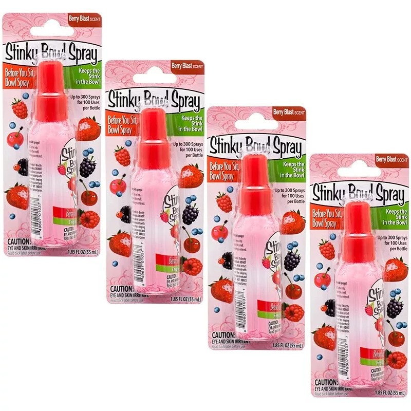 Stinky Bowl Spray 4 Stinky Bowl Spray Odor Preventer Eliminates