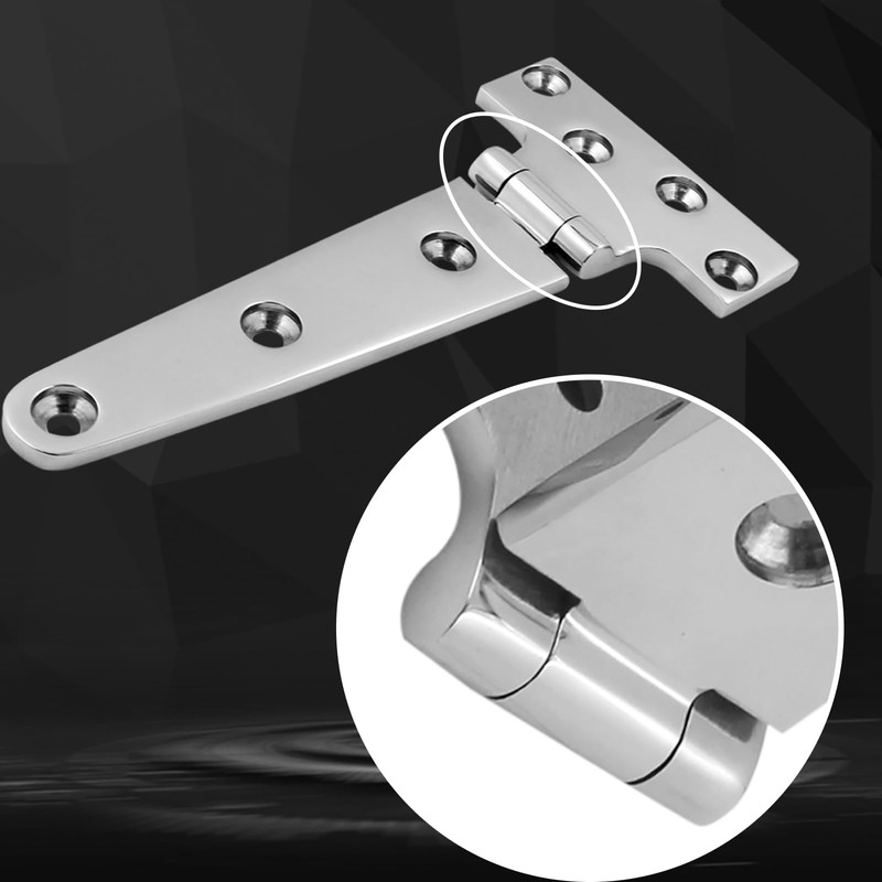 316 Stainless Steel T Hinges Marine Grade 6'' x 3"