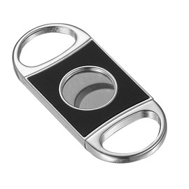Visol Vincent Matte Black Double Guillotine Cigar Cutter