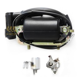 Deluxe Ignition Tune Up Kit with Coil Points Condenser - Hitachi - Fits Honda CT70 Trail 1969-1982