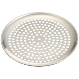 Endoshoji GPZ3703 TKG Pizza Pan, Commercial Use, Drilled Holes 9.8 inches (25 cm), Aluminum, Made in China