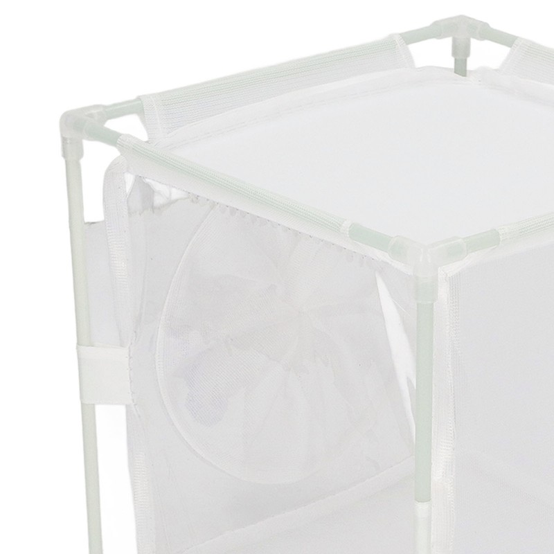 Insect Observation Cage PVC Mesh White Reusable Butterfly Habitat Breeding