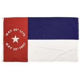 RFCO North Carolina Republic Flag 3x5 - Printed 100D SPUN POLYESTER
