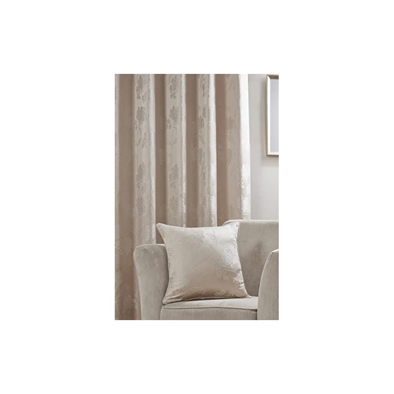 Emma Barclay Blossom - Jacquard Cushion Cover in Cream -