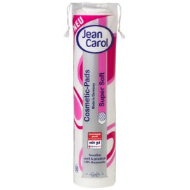 Jean Carol Duo Pads Super Soft mit Aloe Vera (Abschminkpads), 2er Pack (2 x 60 Stück)
