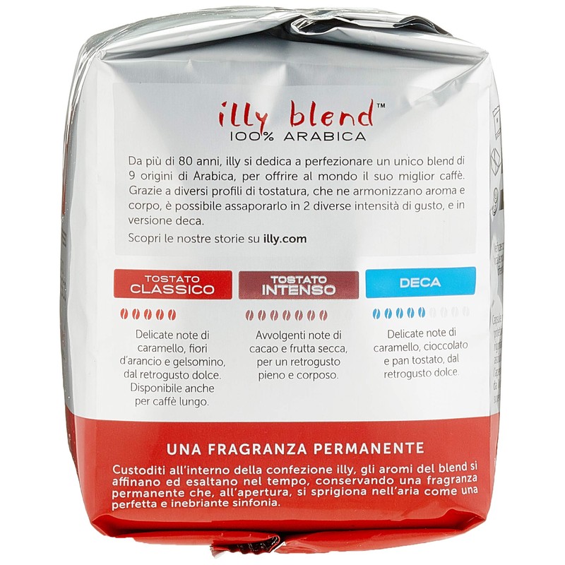 illy Coffee, Classico Espresso Coffee Capsules, Medium Roast, 100 Percent