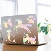 Wonninek 30 Sheets A4 Holographic Paper Sticker, Printable Waterproof Sticker