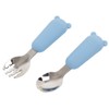 5pcs Baby Feeding Kit Food Grade Silicone Bear Design Plate