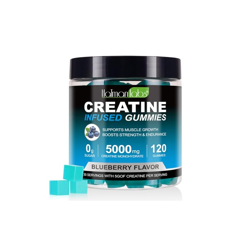 Creatine Gummies 5000mg – 120 Max Strength Creatine Monohydrate Chews
