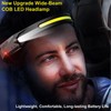 LED Headlamp Rechargeable, 2 Pack Headlamps for Adults, 230°Wide Beam,