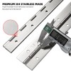 Marine Grade 304 Stainless Steel Piano Hinge, 12"X2" Continuous Boat