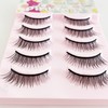 Kagonekodo False Eyelashes, 5 Pairs (Black, 5 Pairs Medium Curl,