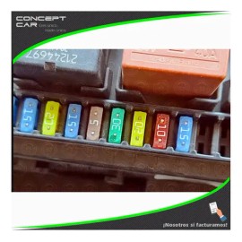 Caja De Fusibles Tipo Clavija Automotriz 12 Vcc 100 Pz Ch F1                                                                                          