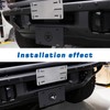 Front License Plate Frame for Ford Bronco 2021-2024 Aluminum Alloy