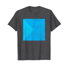 Geometric Triangle Square Shapes Geometry Art Distressed T-Shirt
