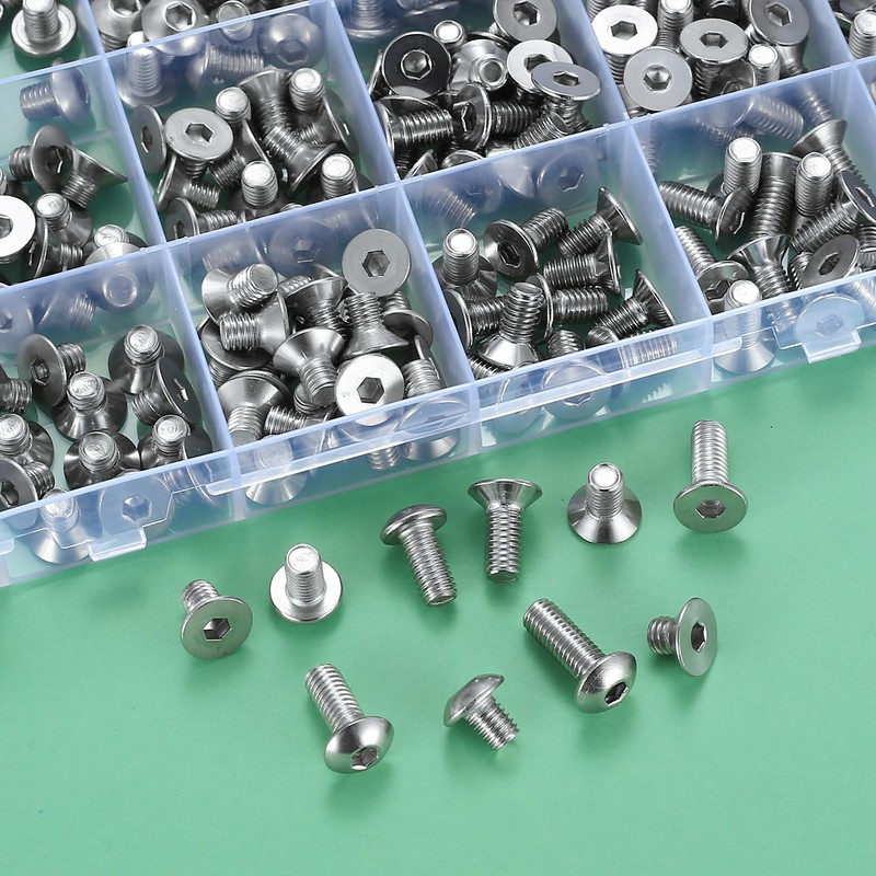 360 Pcs M5 Metric Hex Socket Head Cap Screws &